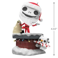 Hallmark Disney Tim Burton's The Nightmare Before Christmas Jack Skellington And Zero Funko POP!® Ornament -Home Decor Shop Jack Skellington and Zero Funko Keepsake Ornament 2699QXD6709 03