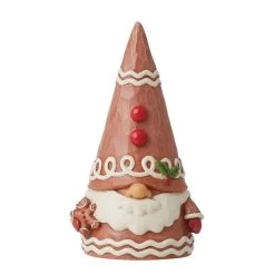 Enesco Jim Shore Gingerbread Gnome Figurine, 4.1"