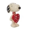 Enesco Jim Shore Peanuts Snoopy Wearing Heart Sign Mini Figurine, 3" 2 Enesco Jim Shore Peanuts Snoopy Wearing Heart Sign Mini Figurine, 3" -Home Decor Shop Jim Shore Peanuts Snoopy Mini Figurine 6011953 01