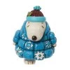 Enesco Jim Shore Peanuts Snoopy Puffer Jacket Mini Figurine, 3.3"