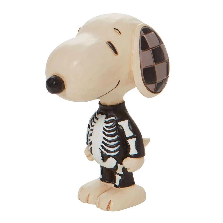 Enesco Jim Shore Peanuts Snoopy Skeleton Mini Figurine, 3.2" 3 Enesco Jim Shore Peanuts Snoopy Skeleton Mini Figurine, 3.2"