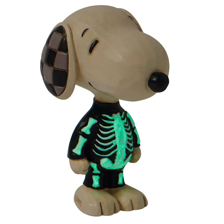 Enesco Jim Shore Peanuts Snoopy Skeleton Mini Figurine, 3.2" 4 Enesco Jim Shore Peanuts Snoopy Skeleton Mini Figurine, 3.2" - Image 2