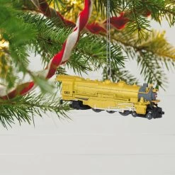 Hallmark Lionel® Trains Yellow 1361 Pennsylvania K4 Steam Locomotive Metal Ornament -Home Decor Shop Lionel Trains Engine Keepsake Ornament 2199QXE3267 02