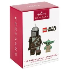 Hallmark The Mandalorian™ And Grogu™ LEGO® Star Wars™ Minifigure Ornaments, Set Of 2 11 Hallmark The Mandalorian™ And Grogu™ LEGO® Star Wars™ Minifigure Ornaments, Set Of 2 -Home Decor Shop Mandalorian Grogu LEGO Minifig Keepsake Ornaments 2499QXI7079 04