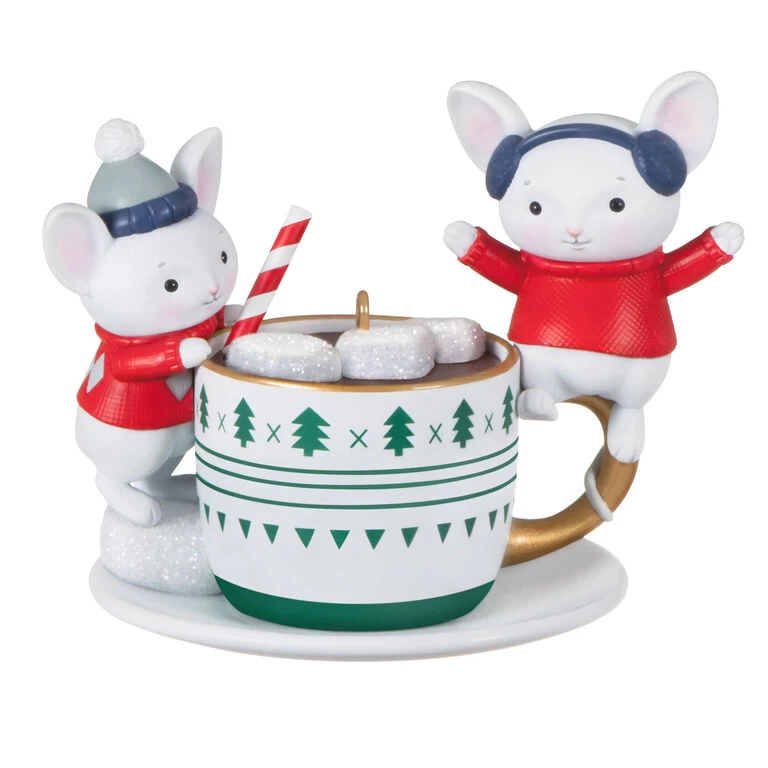 Hallmark Merry Mice With Hot Cocoa Ornament 3 Hallmark Merry Mice With Hot Cocoa Ornament