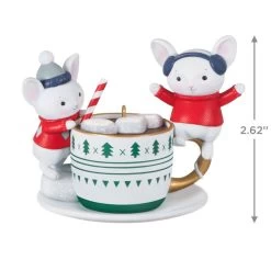 Hallmark Merry Mice With Hot Cocoa Ornament 10 Hallmark Merry Mice With Hot Cocoa Ornament -Home Decor Shop Mice in Hot Cocoa Mug Keepsake Ornament 1999QXT4119 03