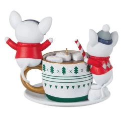 Hallmark Merry Mice With Hot Cocoa Ornament 13 Hallmark Merry Mice With Hot Cocoa Ornament -Home Decor Shop Mice in Hot Cocoa Mug Keepsake Ornament 1999QXT4119 06