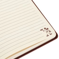 Hallmark Disney Mickey Mouse Brown Faux Leather Journal -Home Decor Shop Mickey Mouse Drawings Brown Faux Leather Notebook 5HWJ6940 06