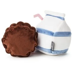 Hallmark Better Together Milk And Cookie Magnetic Plush, 6" 7 Hallmark Better Together Milk And Cookie Magnetic Plush, 6" -Home Decor Shop Milk Carton and Chocolate Cookie Magnetic Plush 1KID1642 03