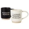 Hallmark Morning Person Stacking Mugs, Set Of 2 1 Hallmark Morning Person Stacking Mugs, Set Of 2 -Home Decor Shop Morning Person Stacking Mugs 1SNN1068 01