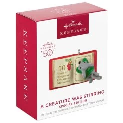 Hallmark Mini A Creature Was Stirring Special Edition Ornament 12 Hallmark Mini A Creature Was Stirring Special Edition Ornament -Home Decor Shop Mouse on Storybook Keepsake Ornament 1099QGO2787 04