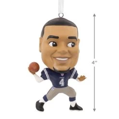 NFL Dallas Cowboys Dak Prescott Bouncing Buddy Hallmark Ornament -Home Decor Shop NFL Dallas Cowboys Dak Prescott Bouncing Buddy Christmas Ornament 1OSL1563 03
