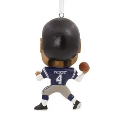 NFL Dallas Cowboys Dak Prescott Bouncing Buddy Hallmark Ornament -Home Decor Shop NFL Dallas Cowboys Dak Prescott Bouncing Buddy Christmas Ornament 1OSL1563 05