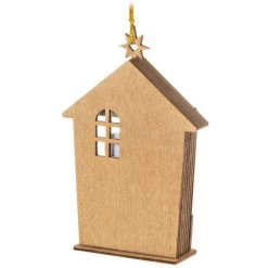 Hallmark A Child Is Born Nativity Papercraft Ornament -Home Decor Shop Nativity Scene Wood and Paper Keepsake Ornament 1999QGO2759 06