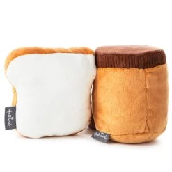 Hallmark Better Together Peanut Butter And Jelly Magnetic Plush, 5" -Home Decor Shop Peanut Butter Jar and Bread With Jelly Magnetic Plush 1KID1641 03