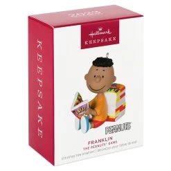 Hallmark The Peanuts® Gang Franklin Ornament -Home Decor Shop Peanuts Franklin Reading Comics Keepsake Ornament 1899QXE3289 04