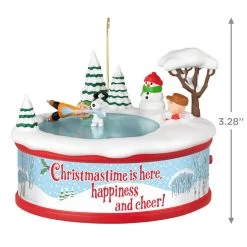 Hallmark The Peanuts® Gang Christmastime Is Here Musical Ornament With Motion 10 Hallmark The Peanuts® Gang Christmastime Is Here Musical Ornament With Motion -Home Decor Shop Peanuts Gang Ice Skating Keepsake Ornament 3999QXI7037 03