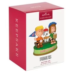 Hallmark The Peanuts® Gang Batter Up! Musical Ornament -Home Decor Shop Peanuts Gang Watching Baseball Keepsake Ornament 3299QXI7059 04