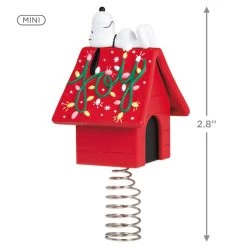 Hallmark Mini The Peanuts® Gang Snoopy Christmas Tree Topper And Tree Skirt, Set Of 2 -Home Decor Shop Peanuts Snoopy Mini Keepsake Tree Skirt and Topper 2599QSB6249 03