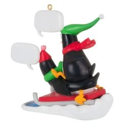 Hallmark What Did You Call Me? Ornament -Home Decor Shop Penguins Sledding Keepsake Ornament 2099QGO2867 06