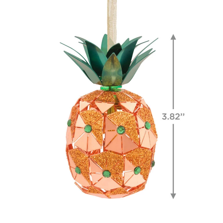 Pineapple Premium Metal Hallmark Ornament 5 Pineapple Premium Metal Hallmark Ornament - Image 3