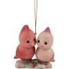 Precious Moments Let Heaven And Nature Sing Cardinals Ornament, 2.4" -Home Decor Shop Precious Moments Cardinal Couple Christmas Ornament 221025 01