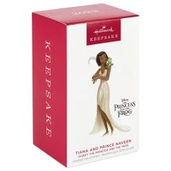 Hallmark Disney The Princess And The Frog Tiana And Prince Naveen Ornament -Home Decor Shop Princess Tiana and the Frog Keepsake Ornament 1999QXD6687 04