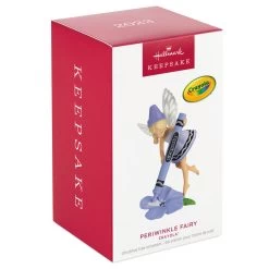 Hallmark Crayola® Periwinkle Fairy Ornament -Home Decor Shop Purple Fairy With Crayola Crayon Keepsake Ornament 1899QXI7337 04