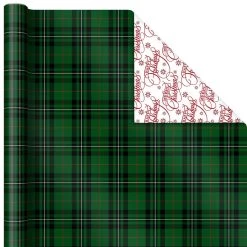 Hallmark Christmas Classics 3-Pack Reversible Wrapping Paper Assortment, 120 Sq. Ft. 12 Hallmark Christmas Classics 3-Pack Reversible Wrapping Paper Assortment, 120 Sq. Ft. -Home Decor Shop Santa and Plaids Assorted Reversible Gift Wrap 5JXW1070 05