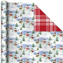 Hallmark Christmas Classics 3-Pack Reversible Wrapping Paper Assortment, 120 Sq. Ft. 13 Hallmark Christmas Classics 3-Pack Reversible Wrapping Paper Assortment, 120 Sq. Ft. -Home Decor Shop Santa and Plaids Assorted Reversible Gift Wrap 5JXW1070 06