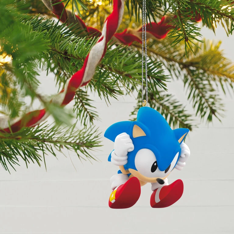 Hallmark Sonic The Hedgehog Sonic's Spin Attack Ornament 4 Hallmark Sonic The Hedgehog Sonic's Spin Attack Ornament - Image 2