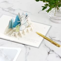 Hallmark Star Wars: The Mandalorian™ Grogu™ Warm Wishes 3D Pop-Up Holiday Card -Home Decor Shop Star Wars The Mandalorian Grogu 3D PopUp Holiday Card 1499XXH9985 08