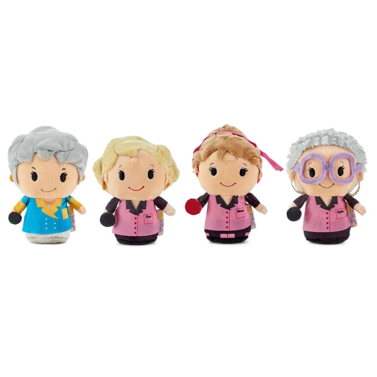 Hallmark Itty Bittys® The Golden Girls Bowling Team Plush Collector Set Of 4 3 Hallmark Itty Bittys® The Golden Girls Bowling Team Plush Collector Set Of 4