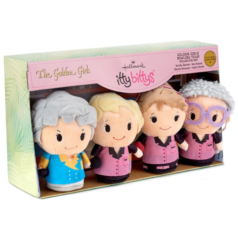 Hallmark Itty Bittys® The Golden Girls Bowling Team Plush Collector Set Of 4 5 Hallmark Itty Bittys® The Golden Girls Bowling Team Plush Collector Set Of 4 - Image 3