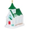 Hallmark Candlelight Service Ornament -Home Decor Shop White Church With Green Steeple Keepsake Ornament 2199QGO2767 01
