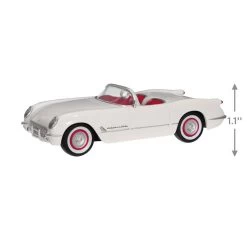 Hallmark 1953 Chevrolet® Corvette® 70th Anniversary 2023 Metal Ornament 10 Hallmark 1953 Chevrolet® Corvette® 70th Anniversary 2023 Metal Ornament -Home Decor Shop White and Red Corvette Car Keepsake Ornament 2199QXE3247 03