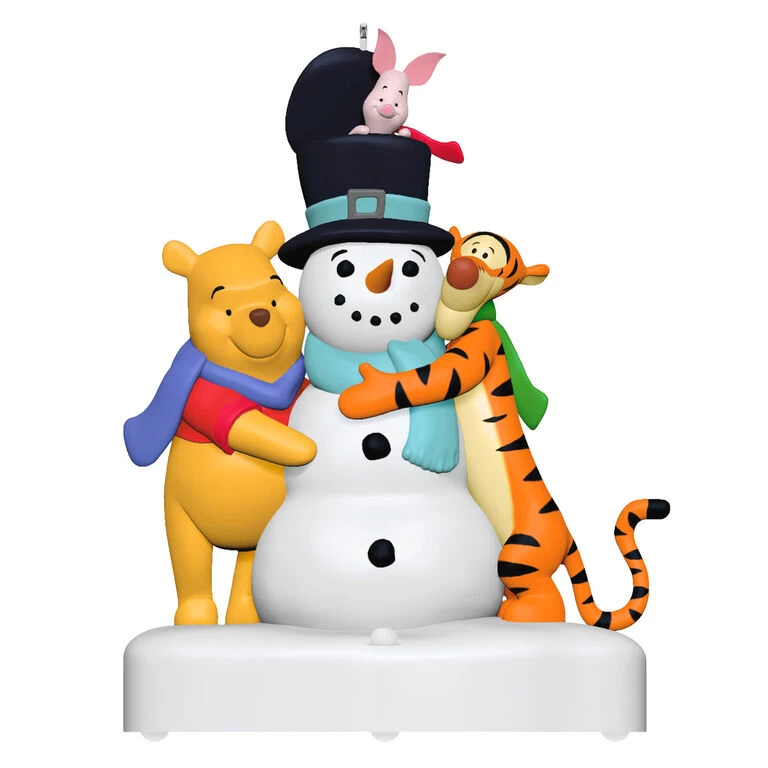 Hallmark Disney Winnie The Pooh A Happy Holiday Hug Musical Ornament 3 Hallmark Disney Winnie The Pooh A Happy Holiday Hug Musical Ornament