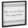 Hallmark You Are So Loved Framed Quote Sign, 12x12 2 Hallmark You Are So Loved Framed Quote Sign, 12x12 -Home Decor Shop You Are So Loved Linen and Wood Quote Sign 1SNN1031 01