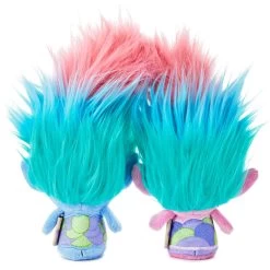 Hallmark Itty Bittys® DreamWorks Animation Trolls World Tour Satin And Chenille Plush, Set Of 2 -Home Decor Shop itty bittys Trolls World Tour Satin Chenille Stuffed Animals Set 1KDD1982 03